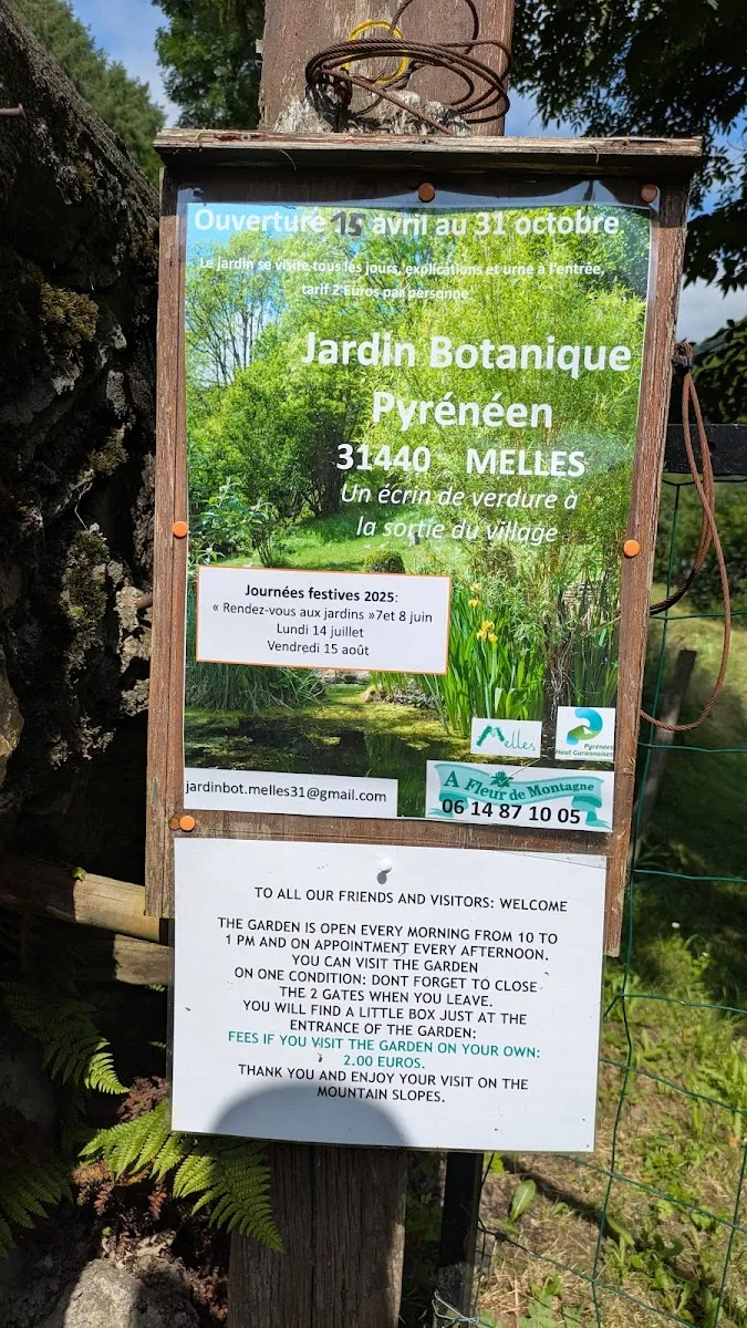 Jardin Botanique Pyrénéen De Melles
