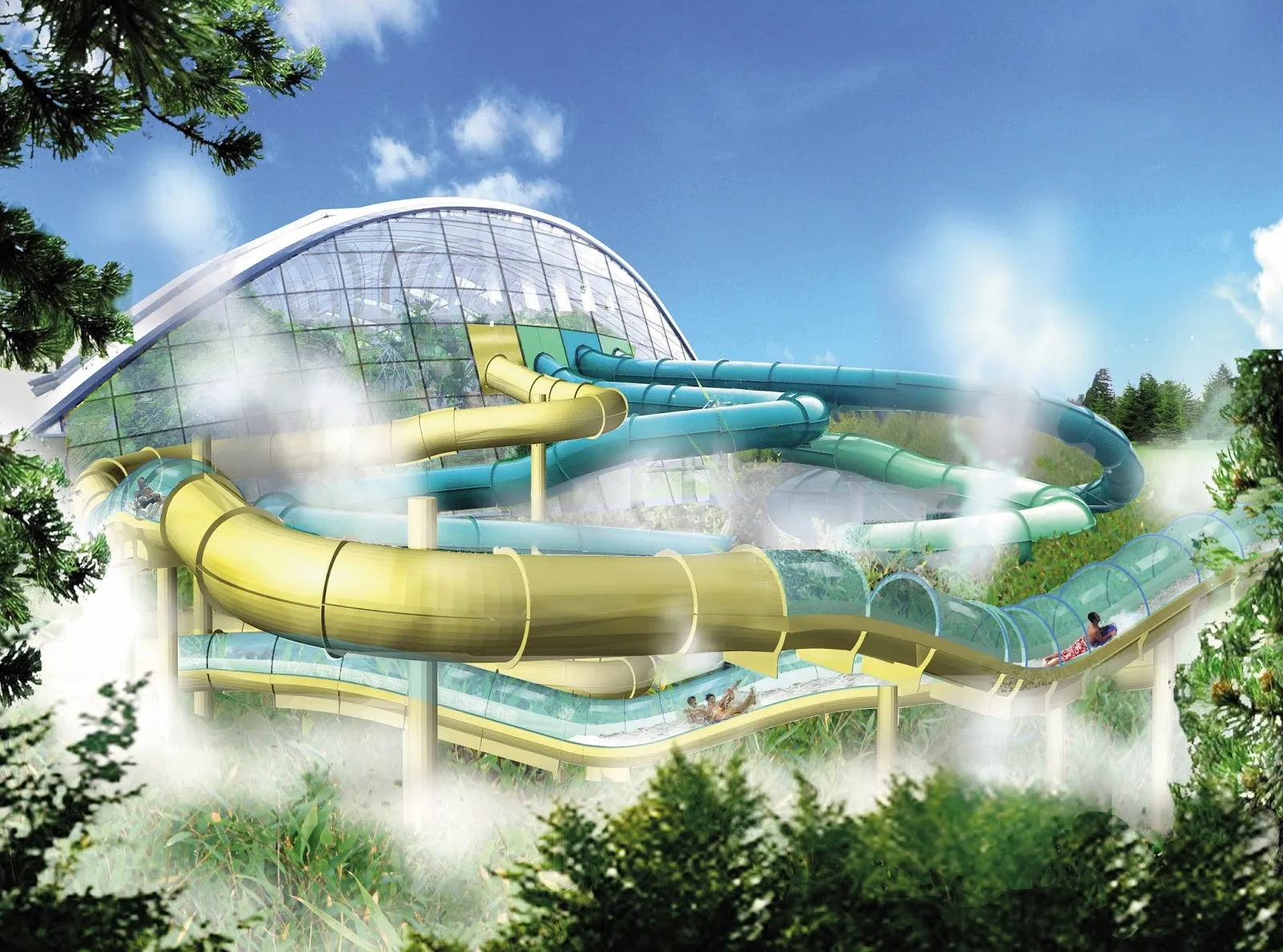 Parc Aquatique Aqua Mundo Center Parcs Les Trois Forêts — photo 1