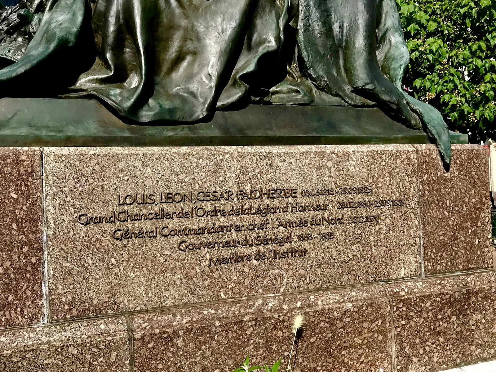 Statue Du Général Faidherbe