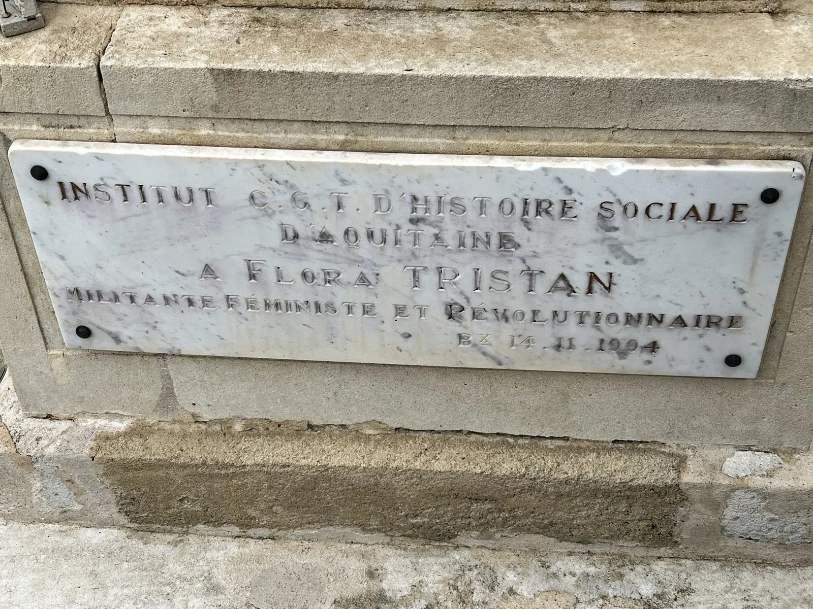Tombe De Flora Tristan